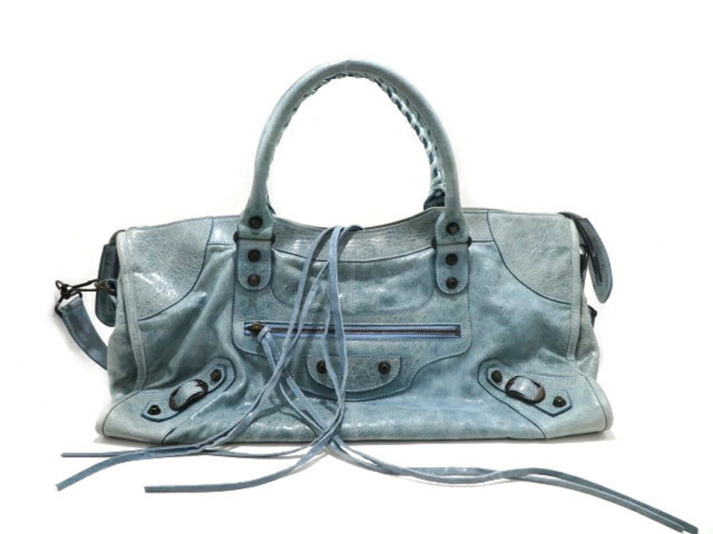 Balenciaga bag handbag Time sheepskin